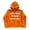 Orange, variant on Letter Pattern Zipper Hoodies for Women and Men Street Fashion Sweatshirt Neutral Hip Hop Casual Graffiti Printed Jackets Blue M