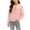 Pink, variant on BLVB Girls Fall Winter Clothes Long Sleeve Collared Sweaters Cute Knit Tops Comfy Warm Pullover(Yellow,11-12 Years)
