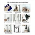 thumbnail image 2 of CHUANGDIAN Soap Dispenser,Soap Dispenser With Shampoo Dispenser Hand Manual Hand Soap Lotion Dispenser 200ml Tape Wall Mount Sided Tape Wall Dispenser With Sided Cleanser Lotion Dispenser Qahm Rookin, 2 of 7