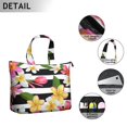 thumbnail image 2 of Flower Women's Large Weekend Travel Bag Moving Canvas Handbag Thick Double Layer Beach Weekend Travel Unisex Hospital Maternity Delivery with Toiletry Waterproof, 2 of 5