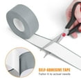 thumbnail image 2 of Caulk Tape Sealant Strip, Dingrich Caulking Tape Self Adhesive, Gray Toilet Base Sealer Strip, Caulk Strip for Tub Surround, Bathroom Kitchen Sink Edge Protector, 1.25" x 19.68 ft, 2 of 9