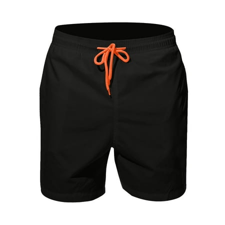 

Men s Quick Dry Beach Pants Plain Three Quarter Pants Loose Swim Shorts Workout Shorts maternity pants