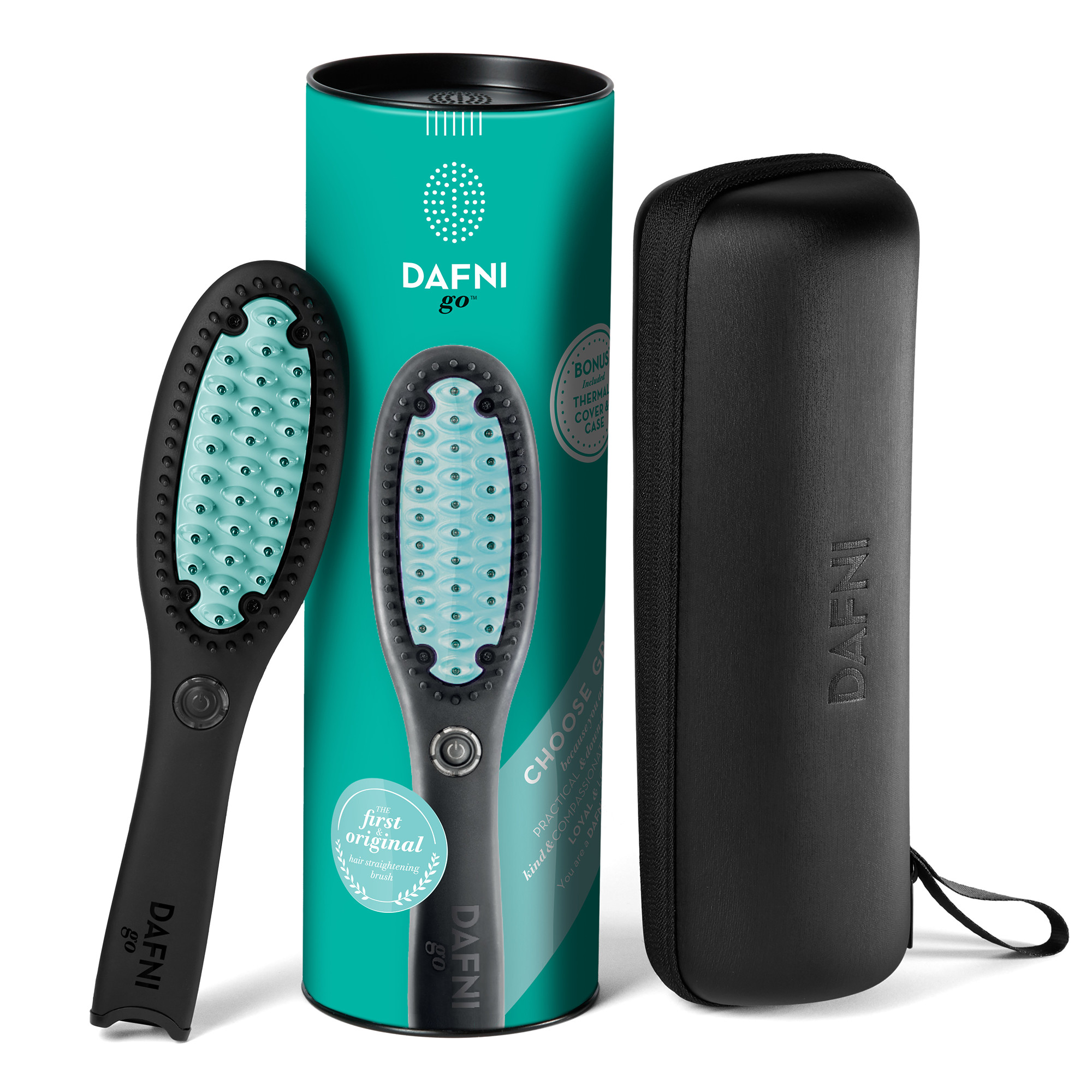 Dafni go Hair Straightening Brush Green - Walmart.com