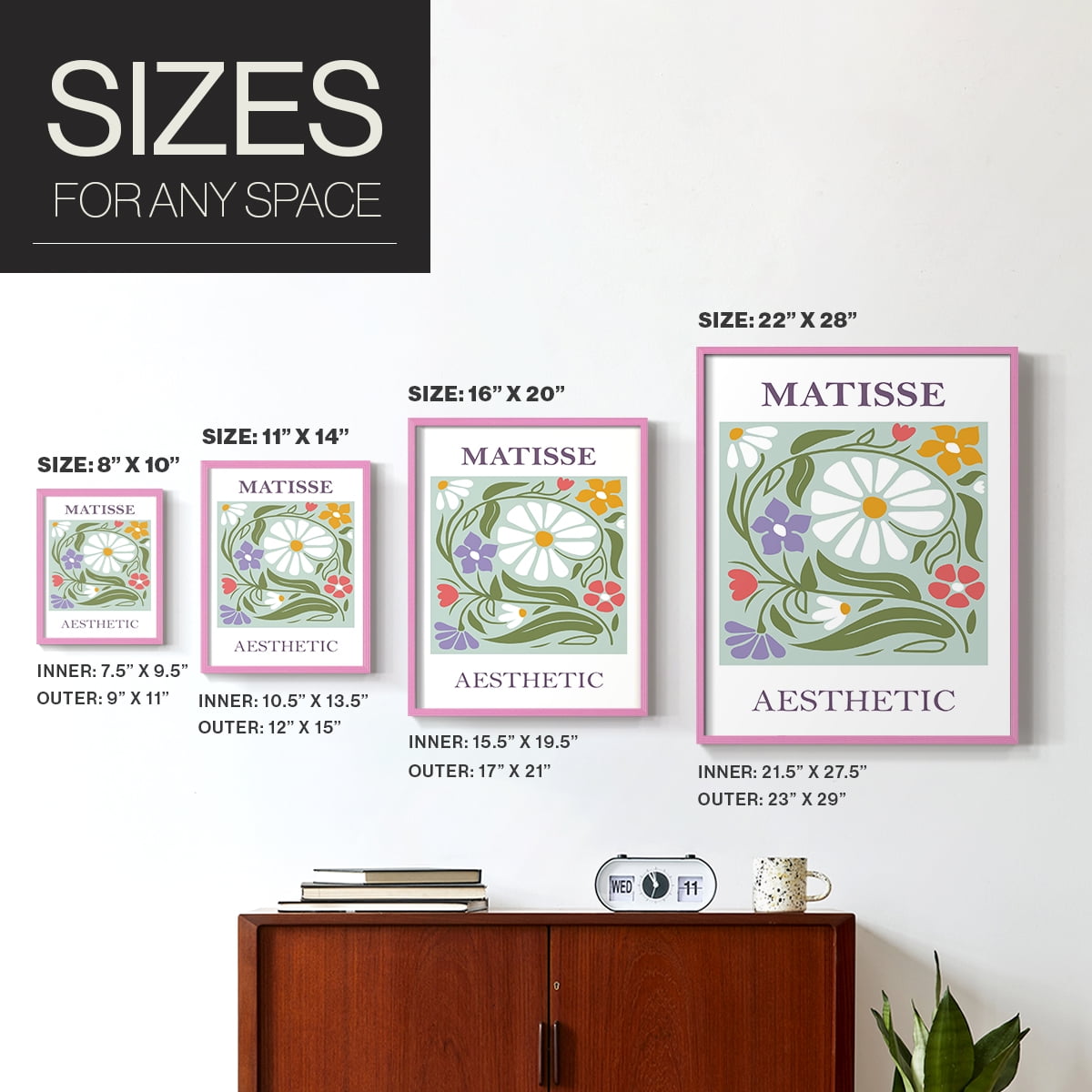 Matisse CCLXIX in Solid Wood 8 x 10 Framed Print