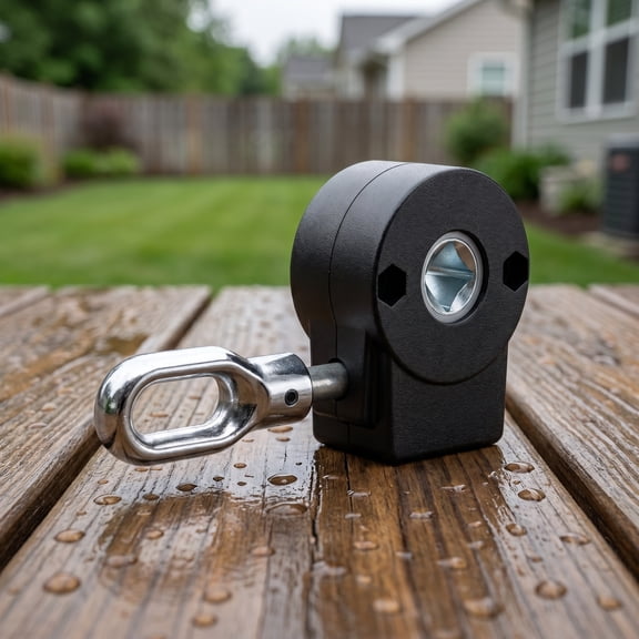 TABLZONE Heavy Duty Black Awning Worm Gear Box, Perfect for Outdoor Awnings