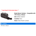 thumbnail image 2 of Brake Master Cylinder - Compatible with 1951 Henry J Deluxe, 2 of 2