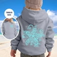 thumbnail image 2 of PMVFHDE Liquidation Sweat à Col Rond pour Filles Mode Décontractée Imprimé à Manches Longues Gris,150, 2 of 7