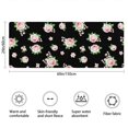 thumbnail image 3 of Pioneer Flower Floral Print Pattern Bathroom Rugs Mat, Non Slip Microfiber Bathroom Rug with Rubber Backing, Soft Mats for Bathroom Floor Tub Shower, 24"x60", 3 of 5