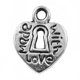 thumbnail image 5 of 100pcs Del Del Amor de La Aleación de Plata de La Fabricación de La Joyería de DIY Yuyangstore dijes de corazón para pulseras, 5 of 8