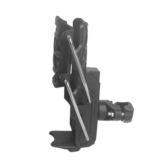 Adaptive Cycling Bottle Holder, Self-Adjusting Cup Holder, Adjustable Motorcycle Handlebar Drink Cup Holders Mount Cups Cage for Diameter 2 - 3 Cups, Automatic Clamping Mechanism