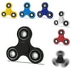 (10 Pack) Tri Fidget Hand Spinner Toy - Stress Reducer EDC Focus Toy for Kids & Adults - Relieves ADHD Anxiety and Boredom