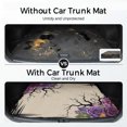 thumbnail image 2 of Universal Car Trunk Mat 29"x39", Halloween Waterproof Cargo Liner, Non-Slip Durability Cargo Mat, Fall Farmhouse Spooky Branches Flowers Beige All Weather Rear Trunk Protector for Car SUV, 2 of 9