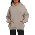 thumbnail image 1 of Sudadera oversize con capucha para mujer kims cosiart, 1 of 6