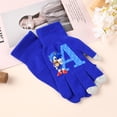 thumbnail image 2 of Nuevos guantes Sonics para niños, con estampado de letras de dibujos animados de Anime AZ, accesorios cálidos de invierno para niños y bebés, regalos de Navidad para niños, 2 of 4