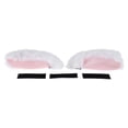 thumbnail image 1 of Accesorios de Casco de Motocicleta Decoración Conejo con Orejas Plegadas para Cascos de Motocicleta, Bicicleta y Esquí, Pegatina de Piel Blanca 1 Set, 1 of 6