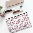 thumbnail image 6 of Susaid Cherry Blossoms Print Makeup Mini Bags for Women Multi Color Cosmetics Bag Travel Toiletry Bag Pencil Pouch Blank Makeup Bags with Zipper, 6 of 7