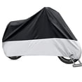 thumbnail image 1 of Funda Impermeable para Motocicleta Yesjoy XL Negro Plata Resistente al Agua y UV, 1 of 7