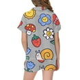 thumbnail image 3 of Soft Kids Printed Pajama Set Playful Design Nightwear Outfit Cozy Sleepwear For Girls And Boys Comfortable Fabric Children Loungewear, 3 of 3