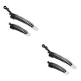 thumbnail image 2 of Guardoinrt Wide Compatibility Improved Performance Bicycle Fender Set For All Bikes Enhanced Safety Plastic Bicycle Mudguard Black and white 2Set, 2 of 6