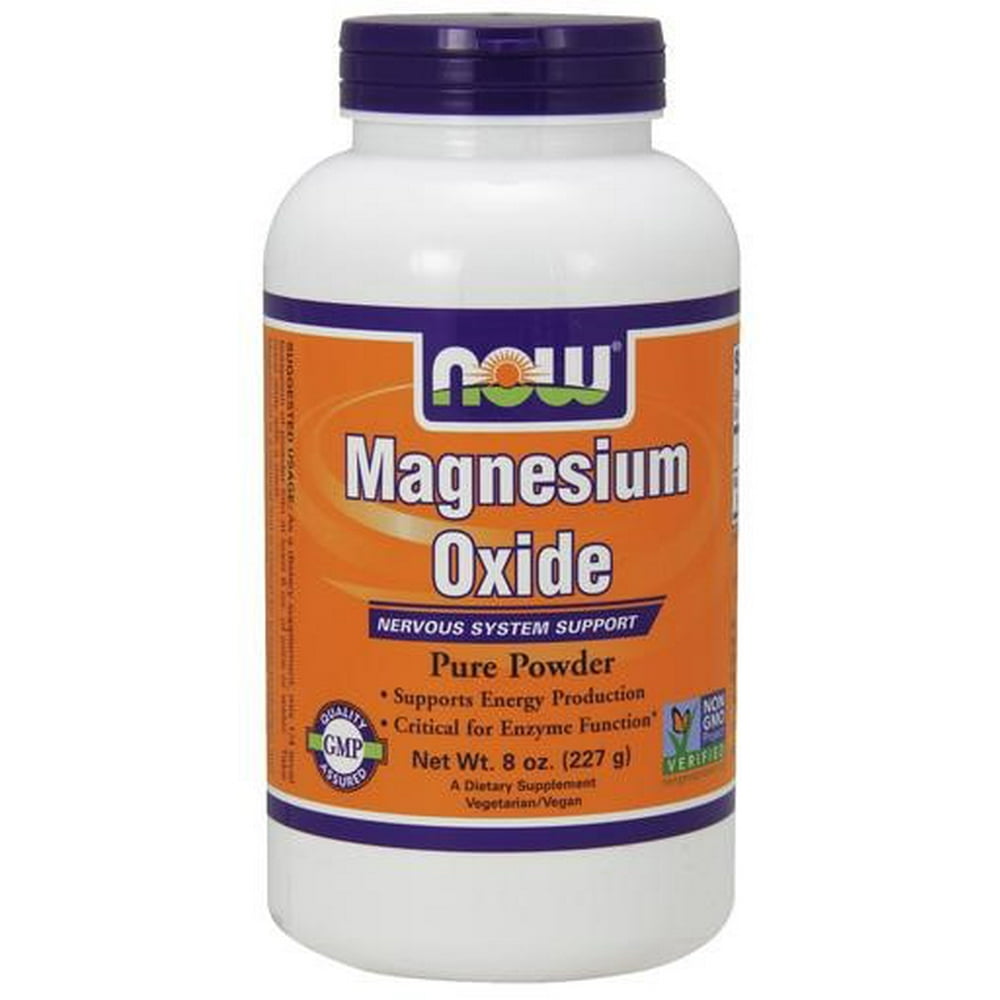NOW Foods Magnesium Oxide Powder 8 oz