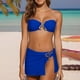 thumbnail image 1 of WILLBEST Traje de Baño Mujer Dos Piezas "conjunto de Bikini de Color Liso para Mujer con Accesorios de Notas Musicales Doradas, Traje de Baño de Tres Piezas", 1 of 8