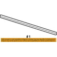 thumbnail image 2 of CHRYSLER OEM Front Door Window Sweep-Belt Molding Weatherstrip Left 55364719AB, 2 of 2