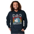thumbnail image 3 of Funny Papa Smurf Cartoon Dad Mode Hoodie Hooded Sweatshirt Men Brisco Brands S, 3 of 6