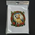 thumbnail image 3 of Cavalier Spaniel Christmas Flowers Greeting Cards Pack of 8 7 in x 5 in, 3 of 3