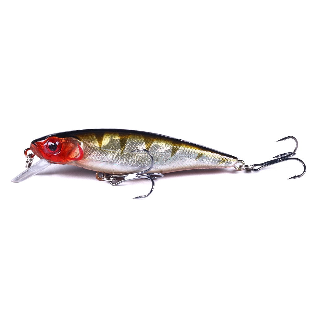 HENGJIA Fishing Lures Large Hard Bait Minnow VIB Lure with Treble Hook Life-Like Swimbait Fishing Bait Popper Crankbait Sinking Lure for Trout Bass Walleye Redfish