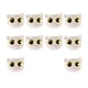 thumbnail image 3 of 10 cuentas espaciadoras con forma de cabeza de gato, hechas a mano, para manualidades, cuentas sueltas, diseño de gatito. Ojos amarillos claros, 3 of 7