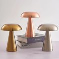 thumbnail image 3 of Lámpara de mesa Retro con forma de seta, luz nocturna recargable con atenuación táctil inalámbrica, decoración de escritorio, luces de lectura para Hotel, restaurante Hy, 3 of 5