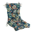 thumbnail image 3 of Blazing Needles 18-inch by 38-inch Spun Polyester Patterned Outdoor Tufted Chair Cushion, 3 of 5