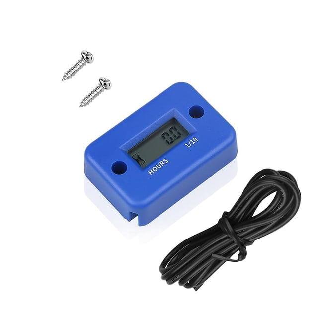 2021 Lcd Waterproof Digital Tach Hour Meter Counter For Atv Motorcycle Instruments Snowmobile Gasoline Boat Generator Bike