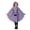 Purple, variant on LILIYA One Size Skeleton Cape, Hooded Cloak Halloween Cos Wear Scary Ghost Pattern Jagged Breathable Comfortable for Children Trick-or-Treating Te Events