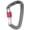 Gray, variant on BIMZUC 7075 Aviation Aluminum Master Lock Carabiner D Ring Safety Buckle Security Equipment Gear for Outdoor Climbing Camping Gray Heavy Duty 24KN (3.94 inches / 10 cm)