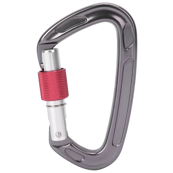 7075 Aviación Aluminio Master Lock Mosquetón D Anillo Hebilla de Seguridad Equipo de Seguridad Equipo para Escalada al Aire Libre Camping Gris YUNYI BRAND Deportes