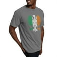 thumbnail image 4 of CafePress - Irish Flag Polish Eagle T Shirt - Mens Comfort Colors Shirt, 4 of 5
