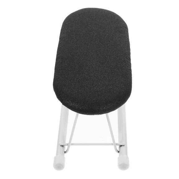 Topbathy Compact Ironing Board, Black, Foldable, Stable Design, Heat-Resistant, Quick Drying, for Home