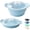 Blue, variant on ABCISI 42oz Silicone Microwave Steamer For Cooking, Collapsible Food Steamer For Vegetable, Seafood, Soup, Leftovers, Rice Cooker, BPA Free Small Steam Pot with Handle & Lid, Dishwasher Safe (Green)