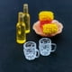 thumbnail image 5 of Mini Tazas De Cerveza, Tazas De Cerveza En Miniatura Resistentes A Caídas Realistas Transparentes Libres De Tóxicos Para Fiesta Para Casa De Muñecas ANGGREK No, 5 of 7