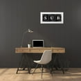 thumbnail image 3 of Grey, Jace 32x15 White Modern Wood Framed Museum Art Print Titled - SUB, 3 of 4