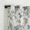 thumbnail image 2 of Sun Zero Remi Floral Leaf Print Blackout Grommet Curtain Panel, 40"X84", Multi, 2 of 8