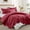 Burgundy, variant on Ameha 2 Piece Quilt Set Lightweight Embossed Floral Bedspread Soft Microfiber Coverlet Twin Gray