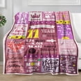 thumbnail image 5 of 18th Birthday Gifts Blanket for Her,18 Year Old Girl Birthday Gifts Blankets 18th Birthday Decorations Blanket Best Gifts Ideas for 18 Year Old Girl Teen Girl Gifts Throw Blankets 50"X60", 5 of 6