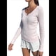 thumbnail image 1 of Tops Henley de Larga para Mujer para Otoño, Elegantes e Informales, Lindas Camisetas Básicas para Niñas en Invierno Rosa XL, 1 of 7