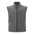 thumbnail image 2 of StSilkitty Sleeveless Vest for Men Full Zip Stand Collar Fleece Vest Jacket Outerwear with Pockets Lightweight Outdoor Waistcoat, 2 of 6