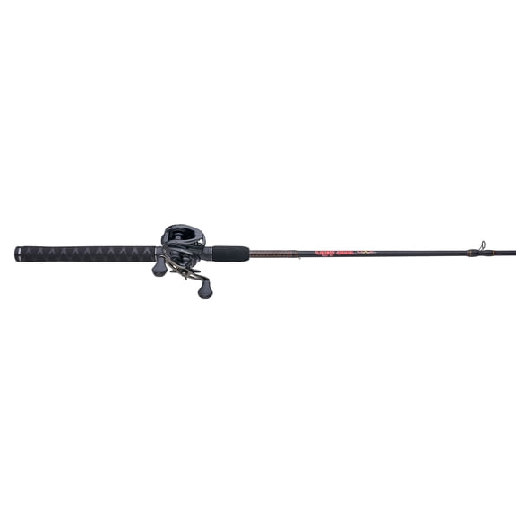 Ugly Stik GX2 Baitcast Low Profile Reel and Fishing Rod Combo, LP Size Reel, 6'6", 2pc, Medium Power