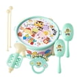 thumbnail image 1 of 1 Set Baby Musical Instruments Infant Drum Toy Kit Clap Drum Instrument Waist Drum Toy, 1 of 8