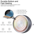 thumbnail image 6 of Creative Home 2.5 Qt. Stainless Steel Whistling Tea Kettle, Opaque Black with Speckle, 6 of 7