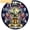 A1, variant on 12 Inch Patriotic Wall Clock, USA 250th Anniversary Wooden Round Wall Clocks with Silent Non-Ticking Quartz Movement, Battery Operated, Art Decor Hanging Clock for Kitchen, Bedroom, Living Room